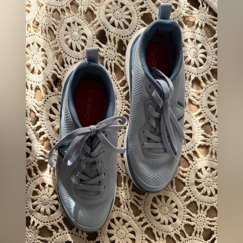 Vionic Women’s Walk Max Skyway Blue Sneakers Shoes Size 9 Cute & Comfy - Picture 2 of 9